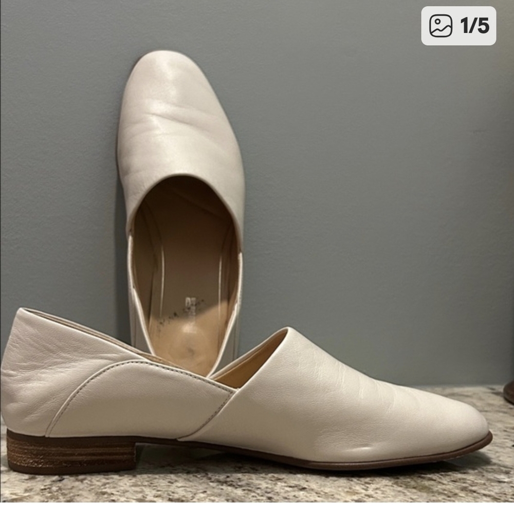 Women's Leather Clarks Flats